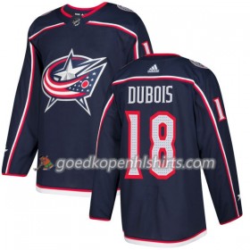 Columbus Blue Jacket Trikots Pierre-Luc Dubois 18 Adidas 2017-2018 Navy Blauw Authentic Shirt - Mannen